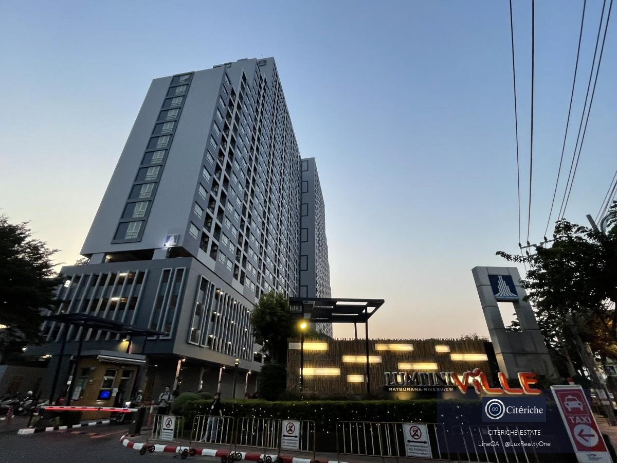 📍 Sale!!!  Lumpini Ville Ratburana-Riverview, Building A, 28th Floor.