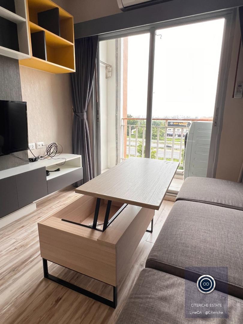 ระเบียงทิศตะวันออก | Plus Condo Ayutthaya Park | คอนโด 1 ห้องนอน