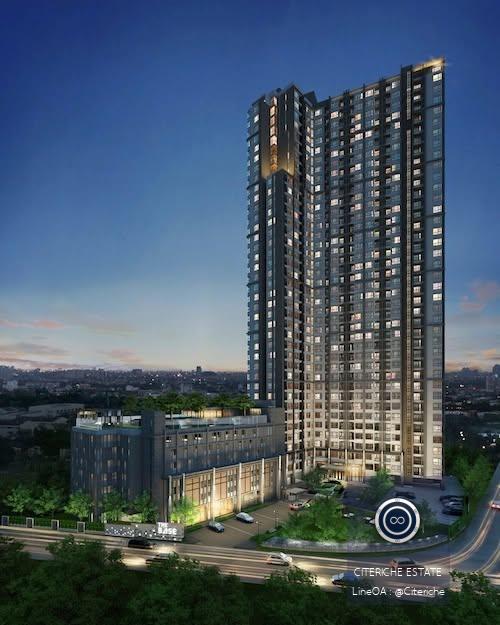 ห้องมุมตกแต่งใหม่ | The Base Park West T77 อ่อนนุช | คอนโด 2 ห้องนอน
