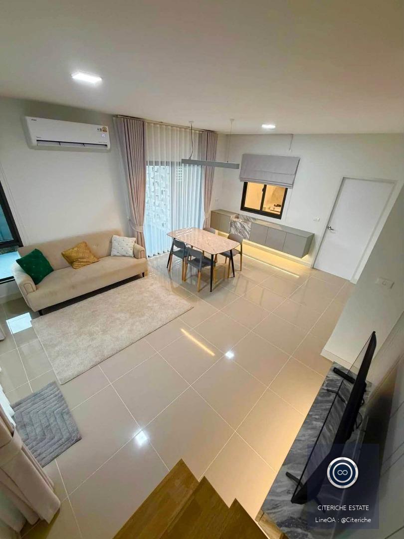 ตกแต่งครบพร้อมเข้าอยู่ ใกล้ Mega Bangna | Pleno Sukhumvit-Bangna 3 | ทาวน์โฮม 3 ห้องนอน