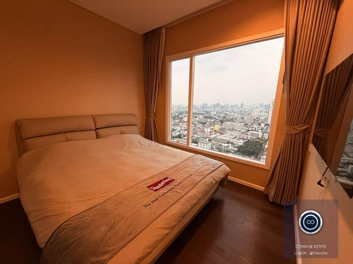 ห้องมุมชั้นสูง วิวเปิดโล่ง 2 ฝั่ง | The Saint Residence | คอนโด 2 ห้องนอน